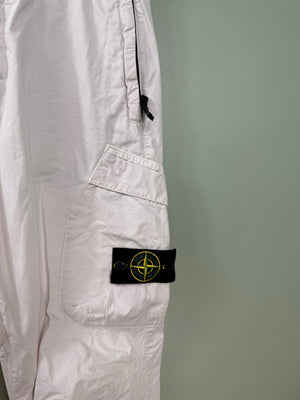 Stone Island Light Pink RE-T Cargo Bottoms