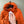 Stone Island Orange Loom Woven Down Jacket