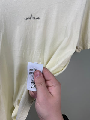 Stone Island Pastel Yellow T-Shirt