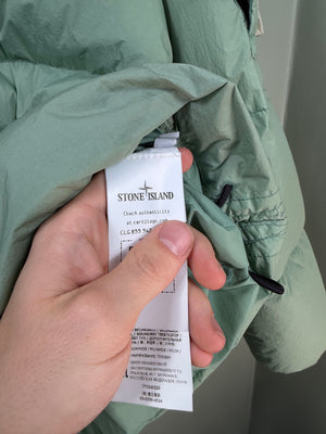Stone Island Green Crinkle Reps Jacket