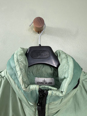 Stone Island Green Crinkle Reps Gilet