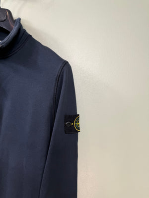 Stone Island Navy 1/4 Zip Jumper