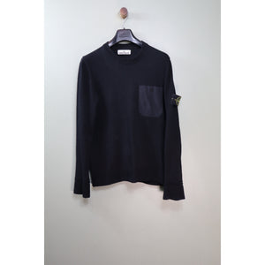 Stone Island Black Knit Jumper
