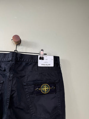 Stone Island Black RE-T Chinos