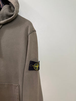 Stone Island Khaki Hoodie