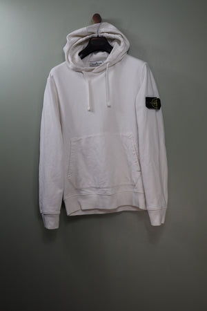 Stone Island White Hoodie