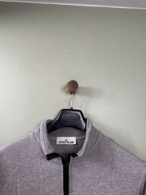Stone Island Grey 1/4 Zip Jumper