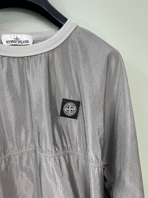 Stone Island Grey Nylon Metal Jumper