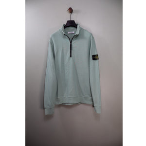 Stone Island Sage Green 1/4 Zip Jumper