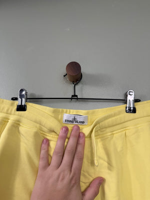 Stone Island Yellow Shorts