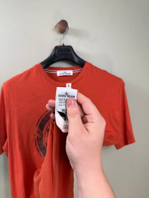 Stone Island Orange T-Shirt