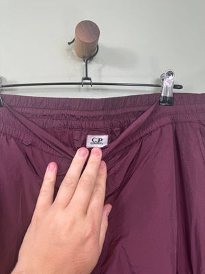 C.P. Company Burgundy Chrome Cargos