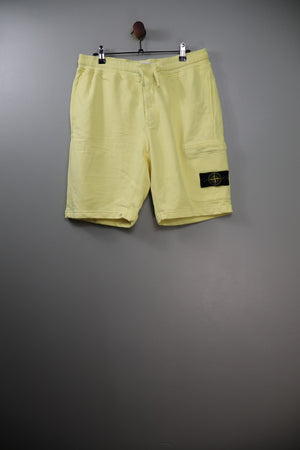 Stone Island Yellow Shorts