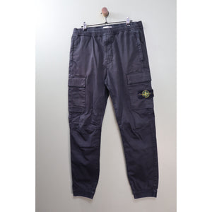 Stone Island Black RE-T Cargo Bottoms