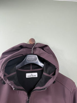 Stone Island Purple Soft Shell Jacket