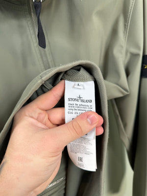 Stone Island Khaki Soft Shell Jacket