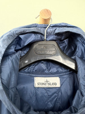 Stone Island Blue Micro Rip Stop Primaloft Jacket