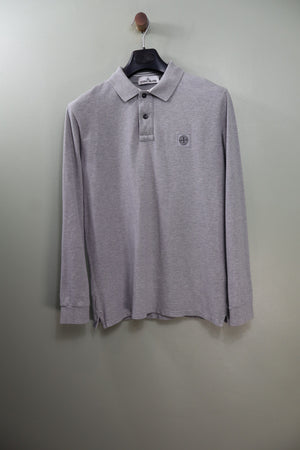 Stone Island Grey RE Polo Shirt
