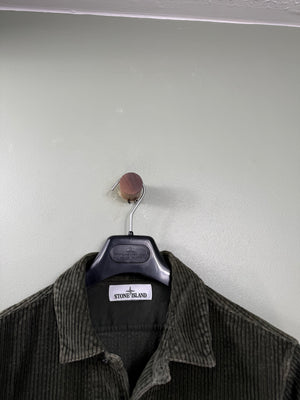 Stone Island Khaki Corduroy Overshirt