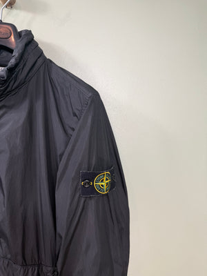 Stone Island Black Crinkle Reps Jacket