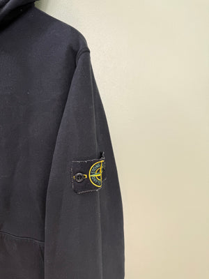Stone Island Black Zipped Hoodie