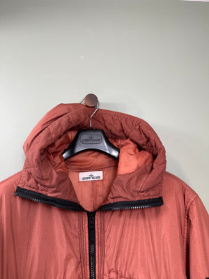Stone Island Burnt Orange Crinkle Reps Jacket