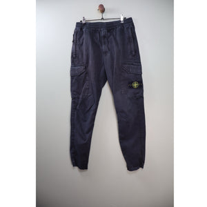Stone Island Black RE-T Cargo Bottoms