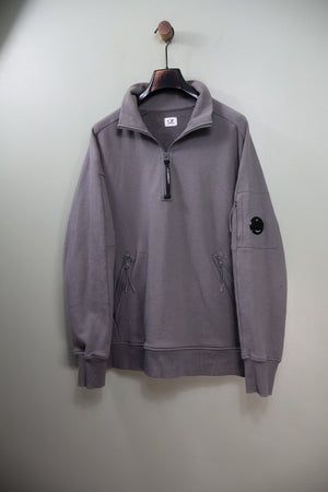 C.P. Company Slate Grey 1/4 Zip Jumper