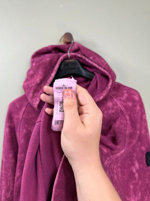 Stone Island Purple Ovo Dye Hoodie