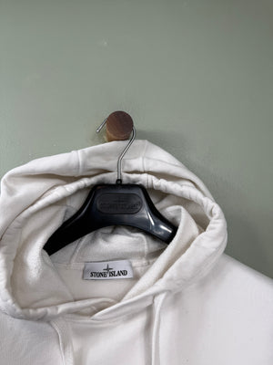 Stone Island White Hoodie