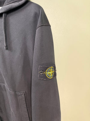 Stone Island Black Zipped Hoodie