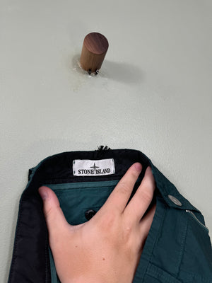 Stone Island Green LO-W Cargo Shorts