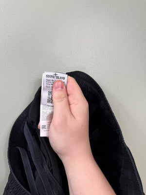 Stone Island Black RE-T Cargo Bottoms