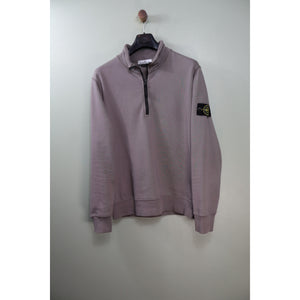 Stone Island Slate Grey 1/4 Zip Jumper