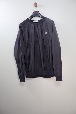 Stone Island Black Nylon Metal Jumper