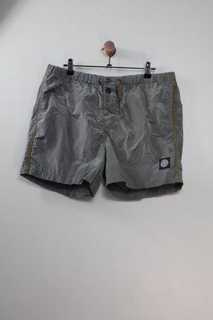 Stone Island Green Nylon Metal Swim Shorts