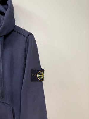 Stone Island Navy Zipped Hoodie