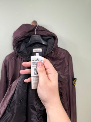 Stone Island Burgundy Micro Ripstop Jacket