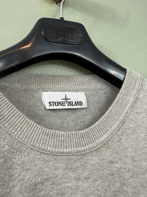 Stone Island Grey Knit Jumper
