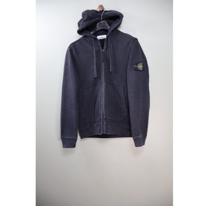 Stone Island Black Zipped Hoodie