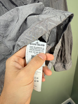 Stone Island Silver Nylon Metal Overshirt