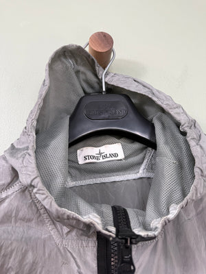 Stone Island Silver Nylon Metal Watro Jacket