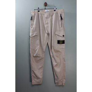 Stone Island Beige RE-T Cargo Bottoms