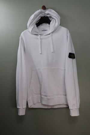 Stone Island White Hoodie