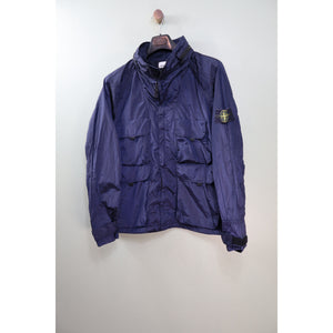 Stone Island Navy Nylon Metal Watro Jacket