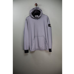 Stone Island Grey Plated Reflective Hoodie