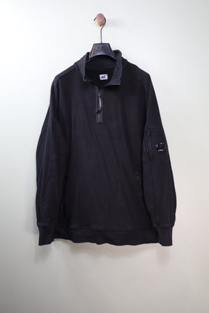 C.P. Company Black 1/4 Zip Jumper