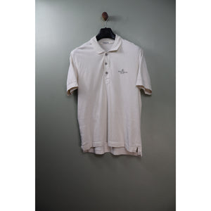 Stone Island White 25th Anniversary Polo