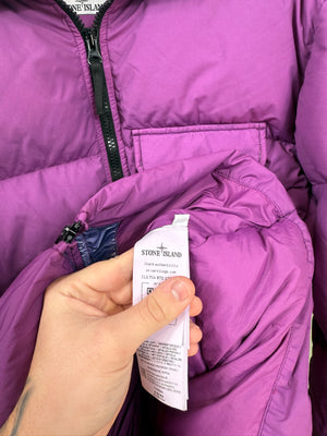 Stone Island Purple Naslan Light Watro Down Jacket