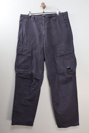 C.P. Company Black Cargo Bottoms